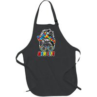 Autism Mom Life Full-Length Apron With Pockets