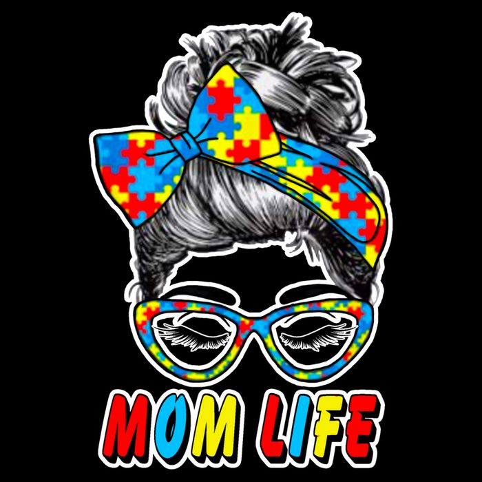 Autism Mom Life 16 in Basic Backpack