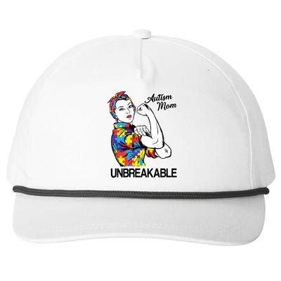 Autism Mom Unbreakable Snapback Five-Panel Rope Hat