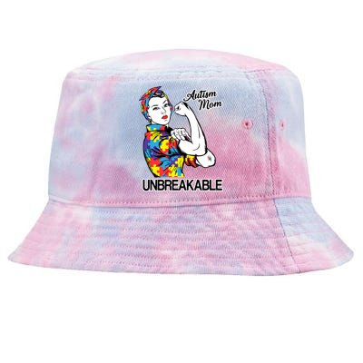 Autism Mom Unbreakable Tie-Dyed Bucket Hat