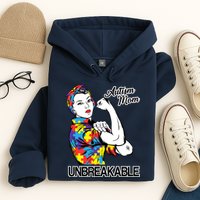 Autism Mom Unbreakable Hoodie