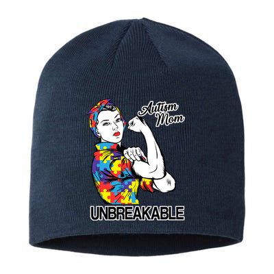 Autism Mom Unbreakable Sustainable Beanie