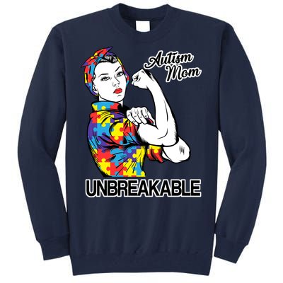 Autism Mom Unbreakable Tall Sweatshirt