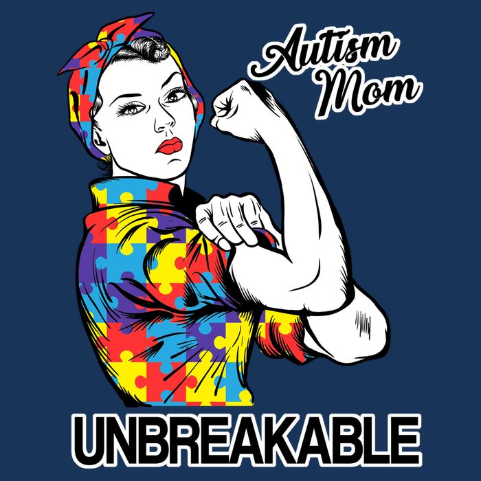 Autism Mom Unbreakable 25L Jumbo Tote