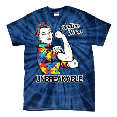 Autism Mom Unbreakable Tie-Dye T-Shirt