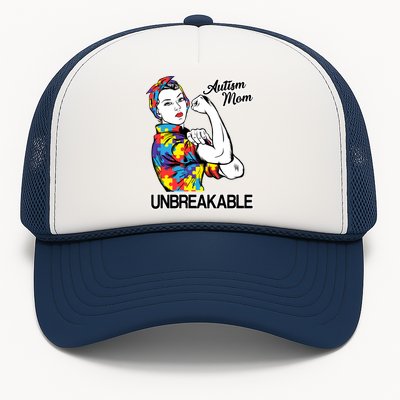 Autism Mom Unbreakable Trucker Hat