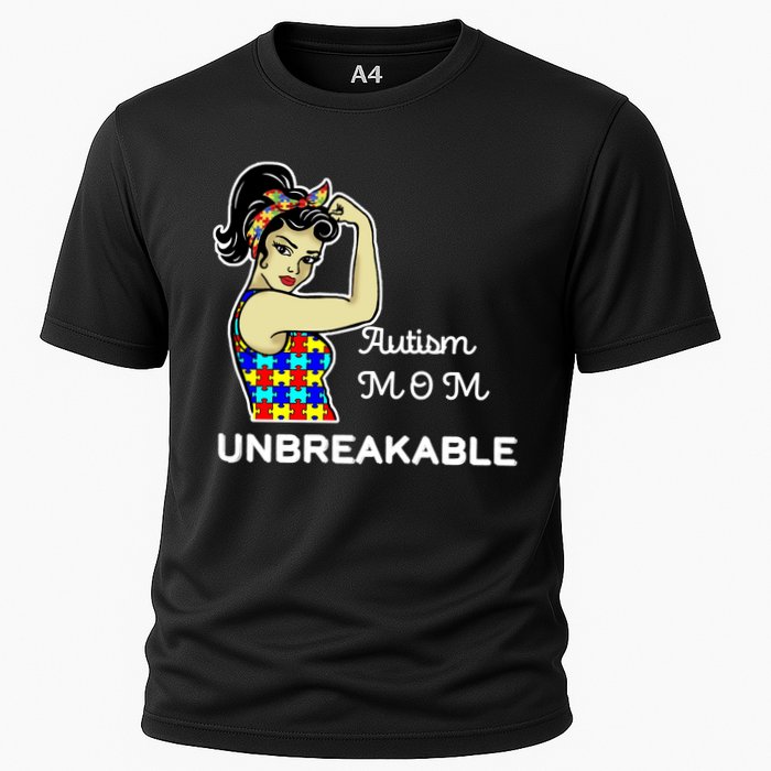 Autism Mom Unbreakable Puzzle Pieces Performance Shirt