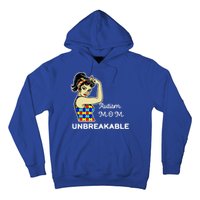 Autism Mom Unbreakable Puzzle Pieces Hoodie