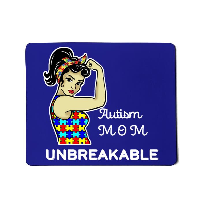 Autism Mom Unbreakable Puzzle Pieces Mousepad