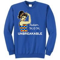 Autism Mom Unbreakable Puzzle Pieces Tall Sweatshirt