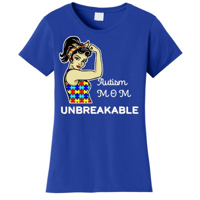 Autism Mom Unbreakable Puzzle Pieces Women's T-Shirt