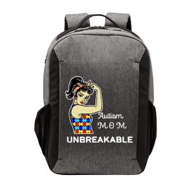 Autism Mom Unbreakable Puzzle Pieces Vector Backpack