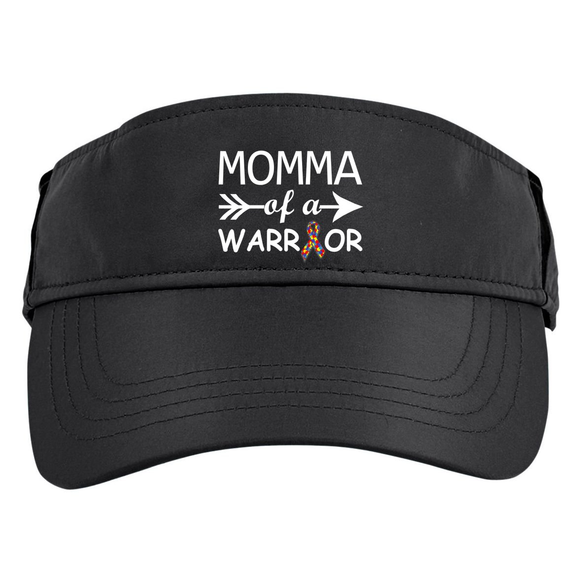 Autism Momma of a Warrior Adult Drive Performance Visor