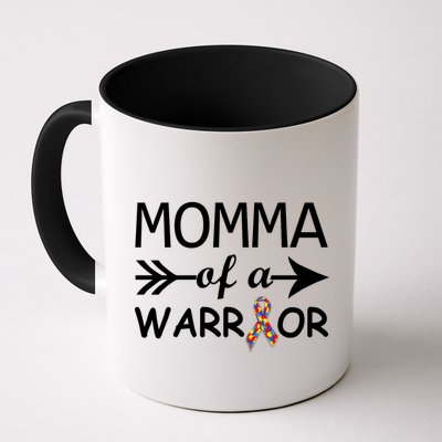 Autism Momma of a Warrior Mug