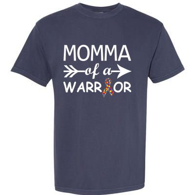 Autism Momma of a Warrior Garment-Dyed Heavyweight T-Shirt