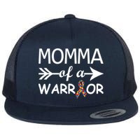 Autism Momma of a Warrior Flat Bill Trucker Hat