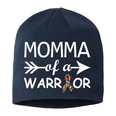 Autism Momma of a Warrior Sustainable Beanie