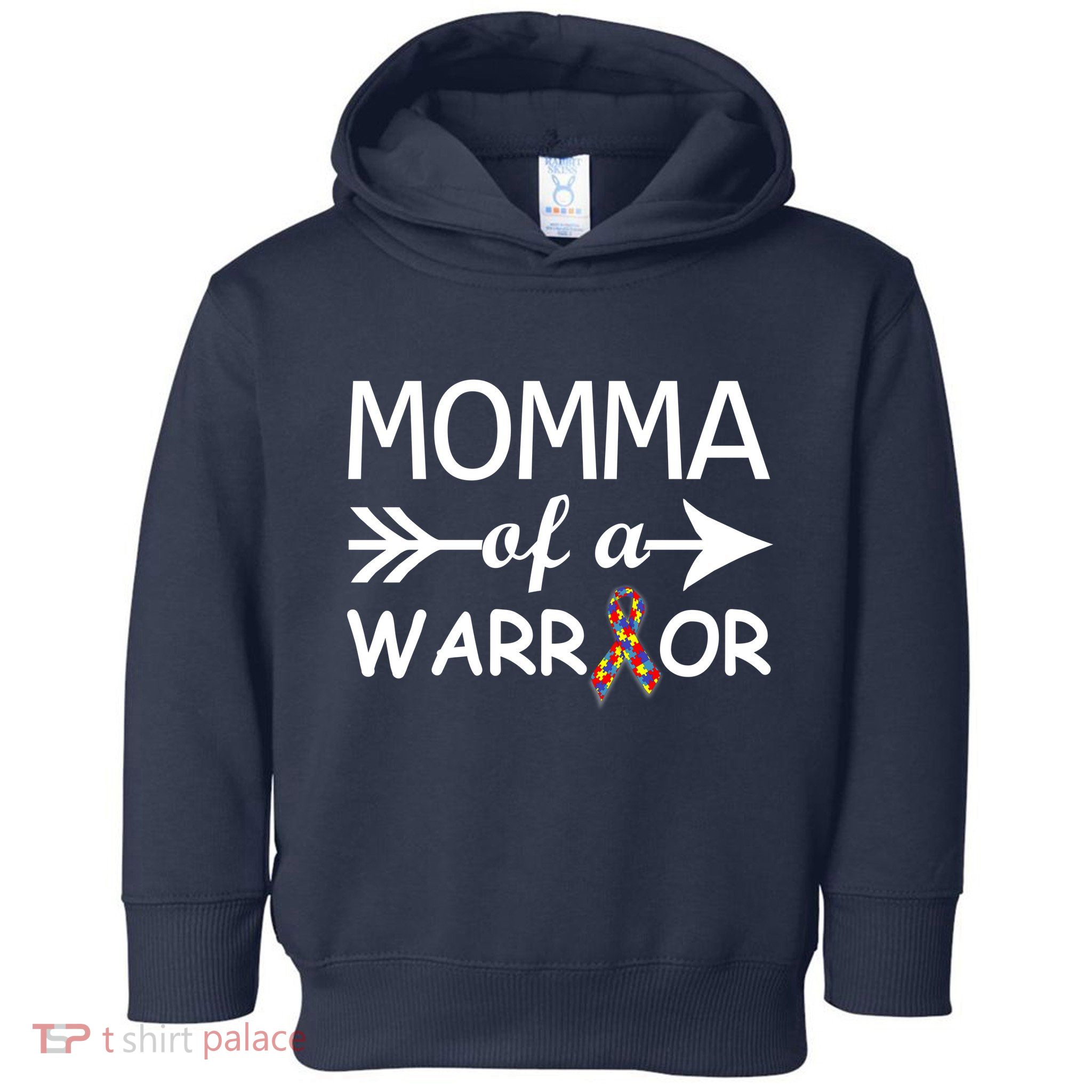 Autism Momma of a Warrior Toddler Hoodie