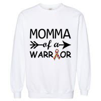 Autism Momma of a Warrior Garment-Dyed Sweatshirt