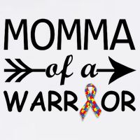 Autism Momma of a Warrior Garment-Dyed Sweatshirt