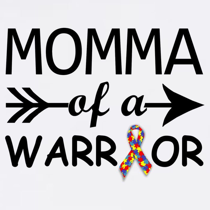 Autism Momma of a Warrior Garment-Dyed Sweatshirt