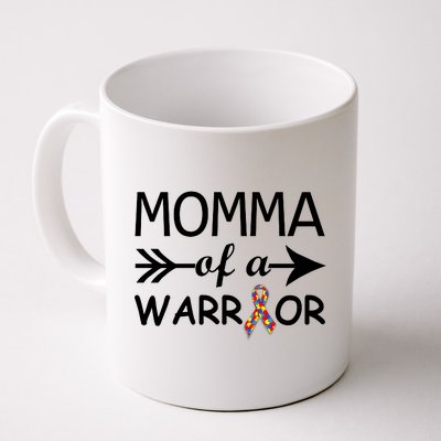 Autism Momma of a Warrior Coffee Mug