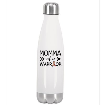 Autism Momma of a Warrior Stainless Steel Insulated Water Bottle