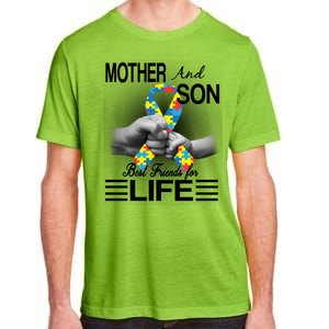 Autism Mother And Son Best Friends For Life Adult ChromaSoft Performance T-Shirt