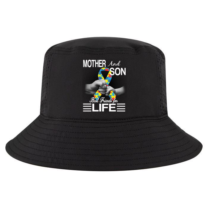 Autism Mother And Son Best Friends For Life Cool Comfort Performance Bucket Hat