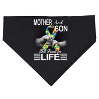 Autism Mother And Son Best Friends For Life USA-Made Doggie Bandana