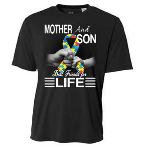 Autism Mother And Son Best Friends For Life Cooling Performance Crew T-Shirt