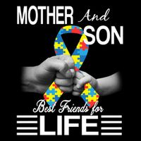 Autism Mother And Son Best Friends For Life Cooling Performance Crew T-Shirt