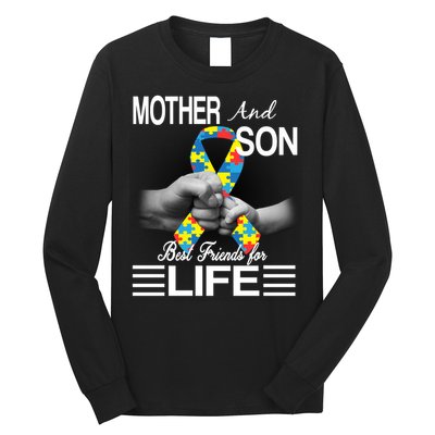 Autism Mother And Son Best Friends For Life Long Sleeve Shirt