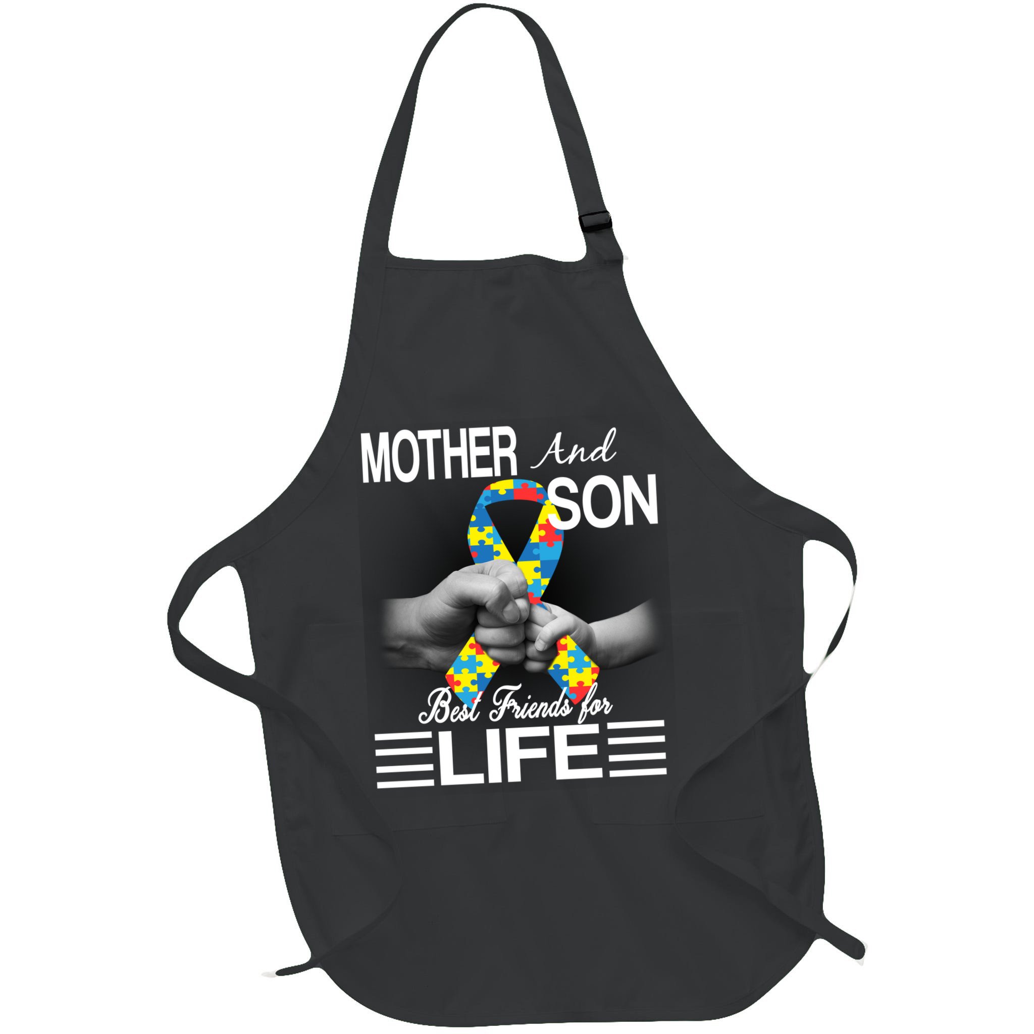 Autism Mother And Son Best Friends For Life Apron