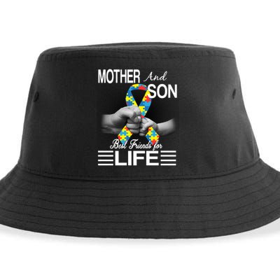 Autism Mother And Son Best Friends For Life Sustainable Bucket Hat