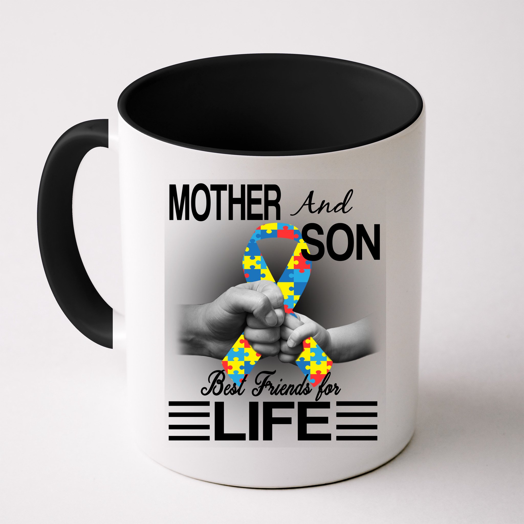 Autism Mother And Son Best Friends For Life Mug