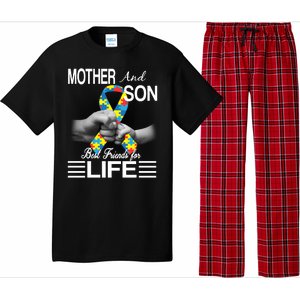 Autism Mother And Son Best Friends For Life Pajama Set