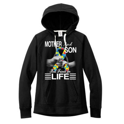 Autism Mother And Son Best Friends For Life Women's Fleece Hoodie