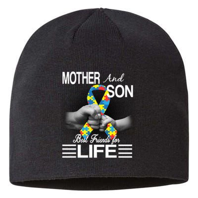 Autism Mother And Son Best Friends For Life Sustainable Beanie