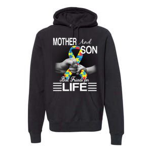 Autism Mother And Son Best Friends For Life Premium Hoodie