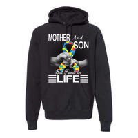 Autism Mother And Son Best Friends For Life Premium Hoodie