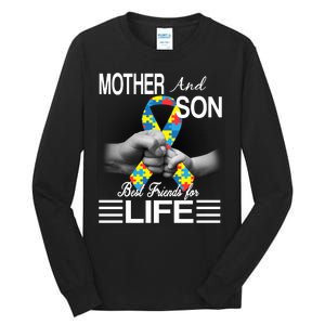 Autism Mother And Son Best Friends For Life Tall Long Sleeve T-Shirt