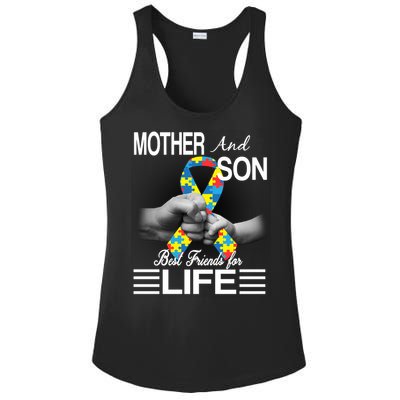 Autism Mother And Son Best Friends For Life Ladies PosiCharge Competitor Racerback Tank