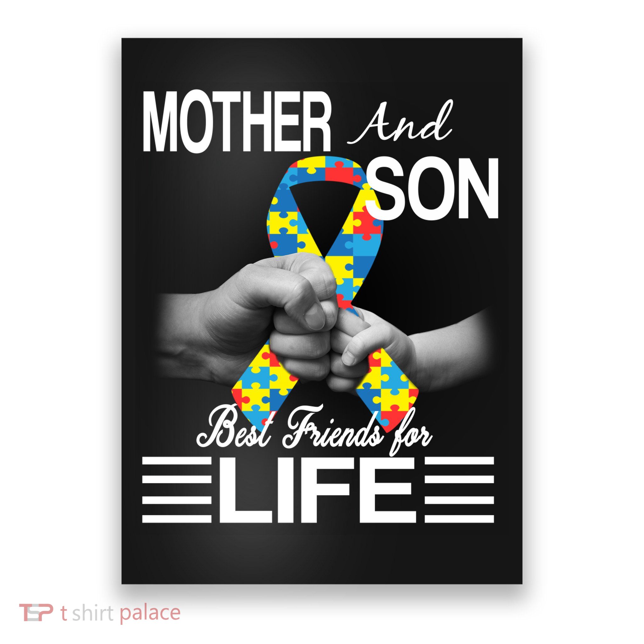Autism Mother And Son Best Friends For Life Poster