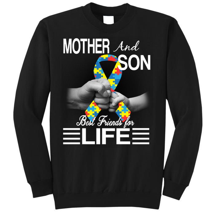 Autism Mother And Son Best Friends For Life Tall Sweatshirt