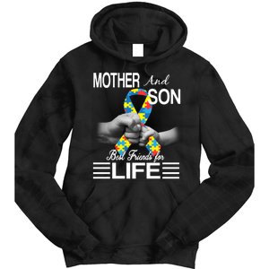 Autism Mother And Son Best Friends For Life Tie Dye Hoodie