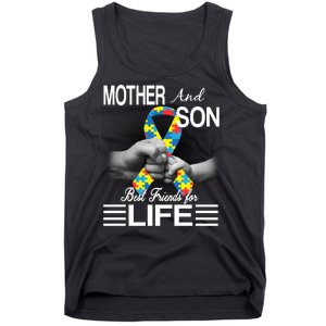 Autism Mother And Son Best Friends For Life Tank Top