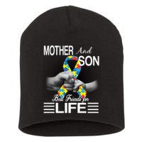 Autism Mother And Son Best Friends For Life Short Acrylic Beanie