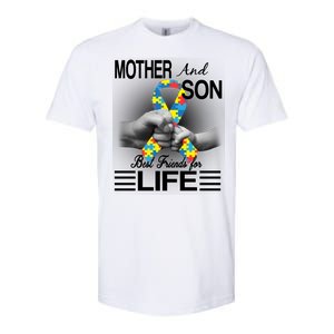 Autism Mother And Son Best Friends For Life Softstyle CVC T-Shirt