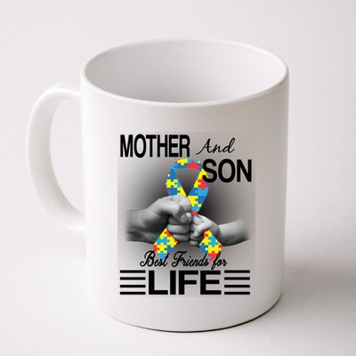 Autism Mother And Son Best Friends For Life Coffee Mug